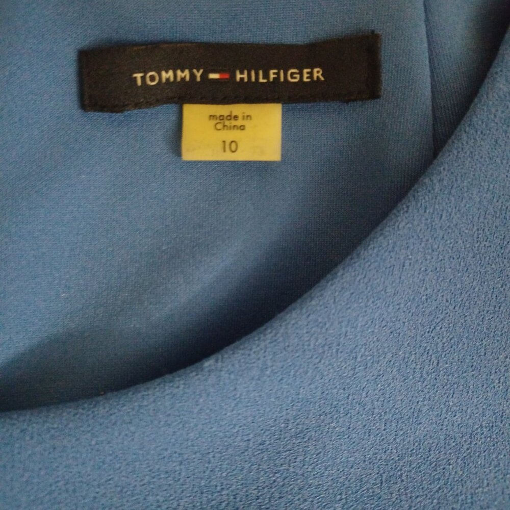 TOMMY HILFIGER STRIPED SLEEVELESS SHEATH DRESS SIZE 10 - Picture 11 of 15